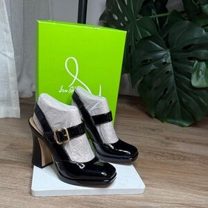 Sam Edelman Black Patent Leather Jildie Heels - Size 7